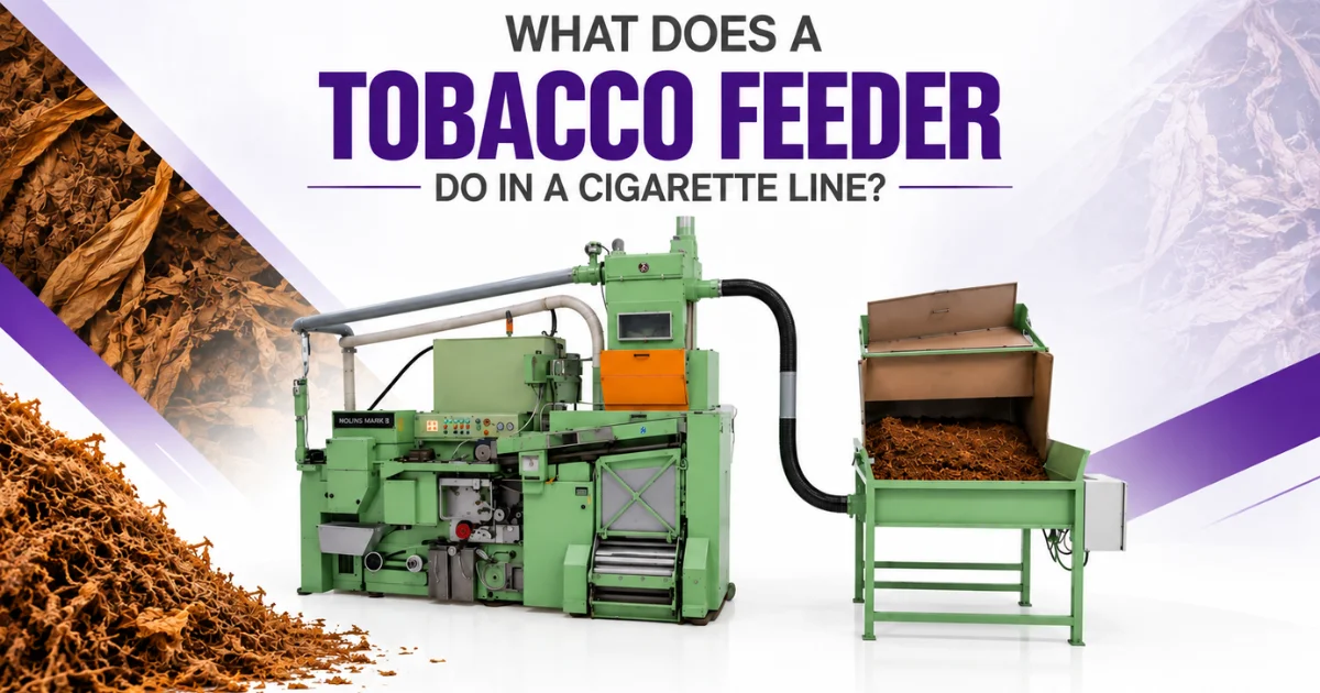 What Does a Tobacco Feeder Do in a Cigarette Line?