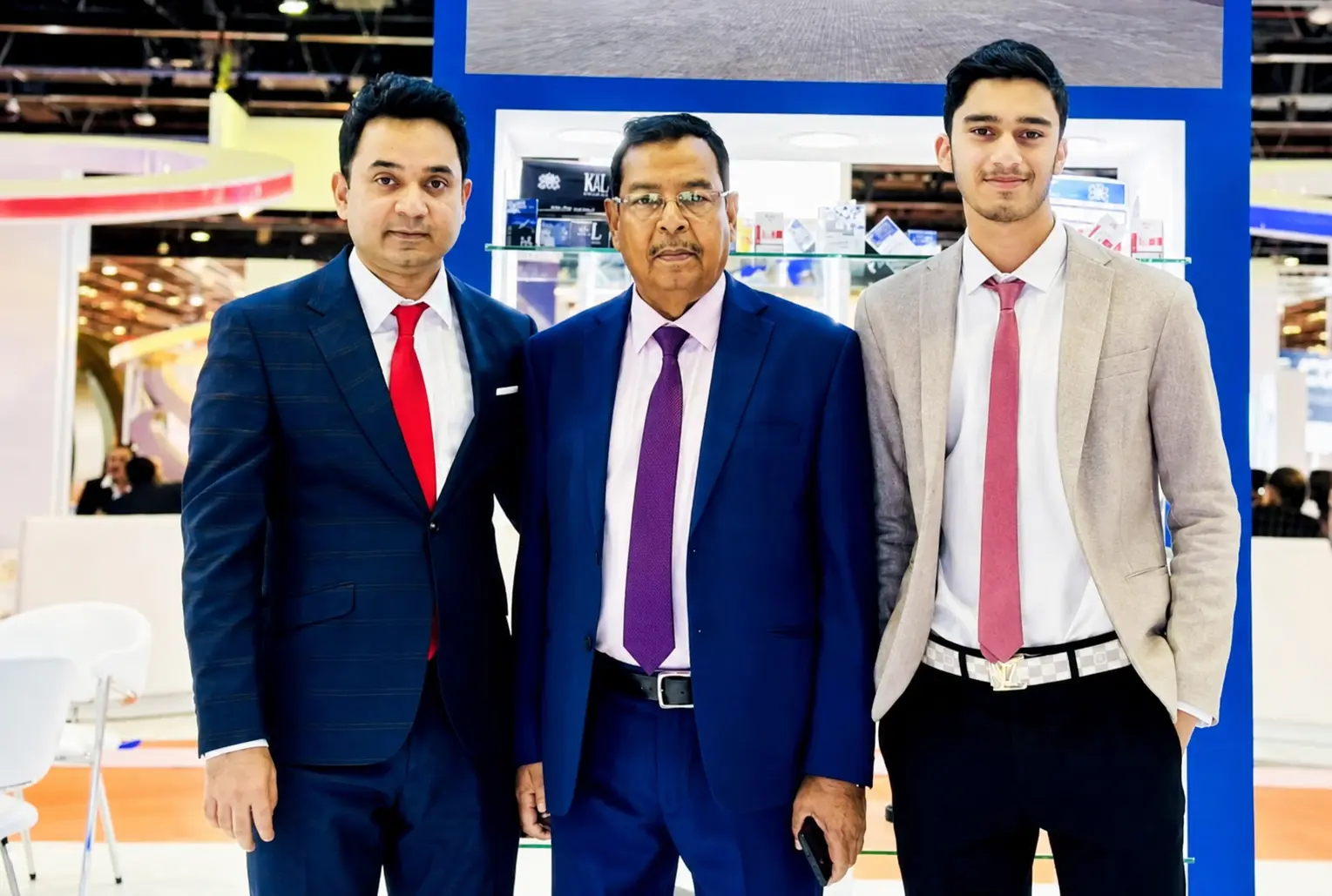 Civic Tobacco Machinery team at an international tobacco exhibition
